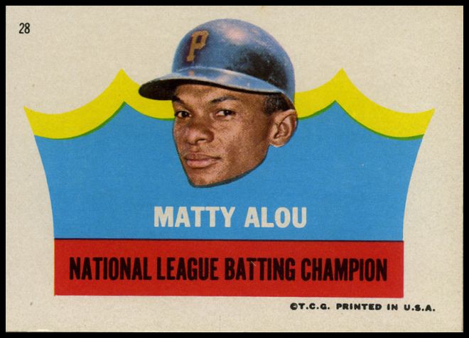 28 Alou Bat Champ